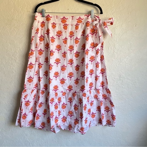 J. Crew Factory Dresses & Skirts - J. Crew Factory Tiered Tie Midi Skirt Size 12 NWT